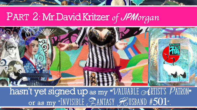 2“Zebra Story of Crosswalk for Mr.David kritzer of JPMorgan, my Fantasy Husband #501” short film directing by Keolani Aalai
